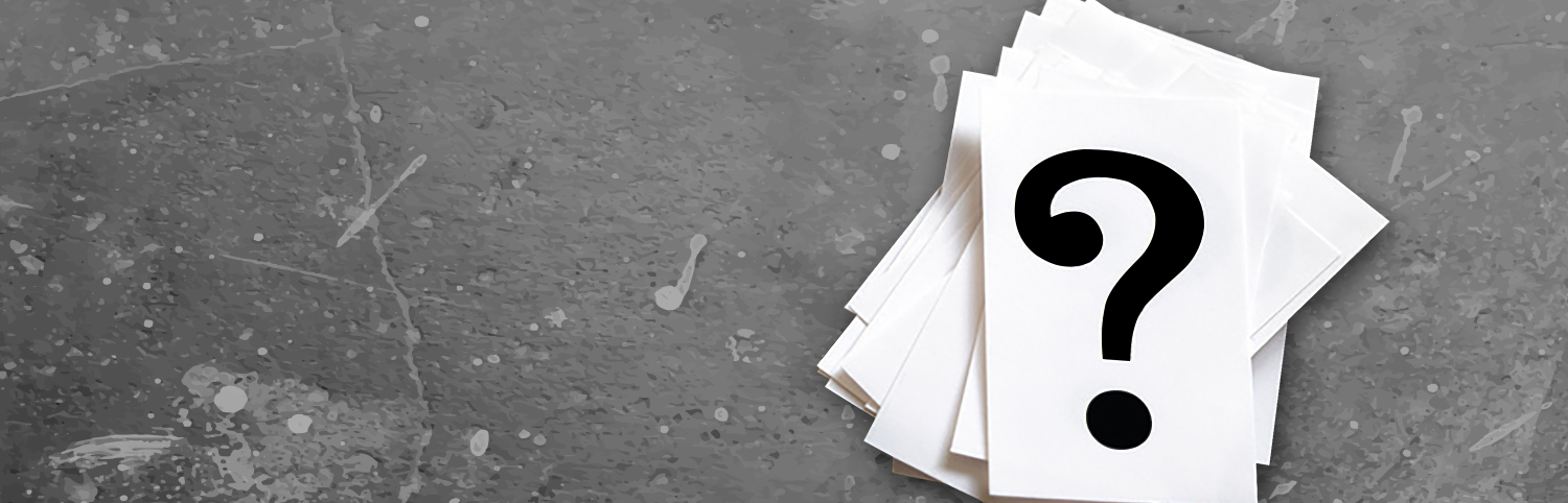 FAQ header image